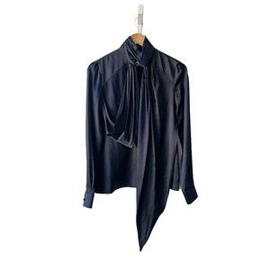 Givenchy Draped Satin Blouse